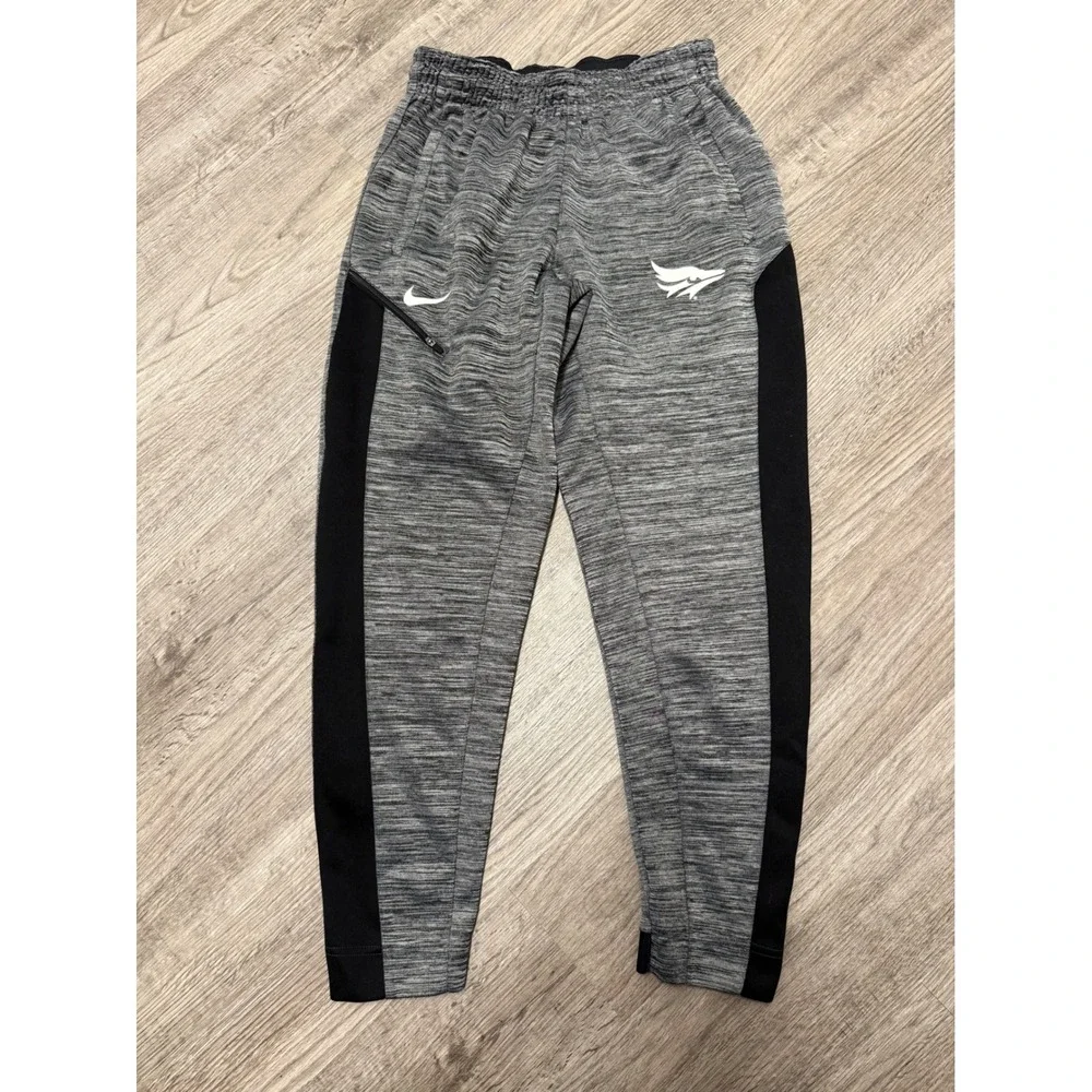 Nike Dri-Fit Mens Medium Gray Space Dye Heather‎ Athletic Jogger Sweatpants